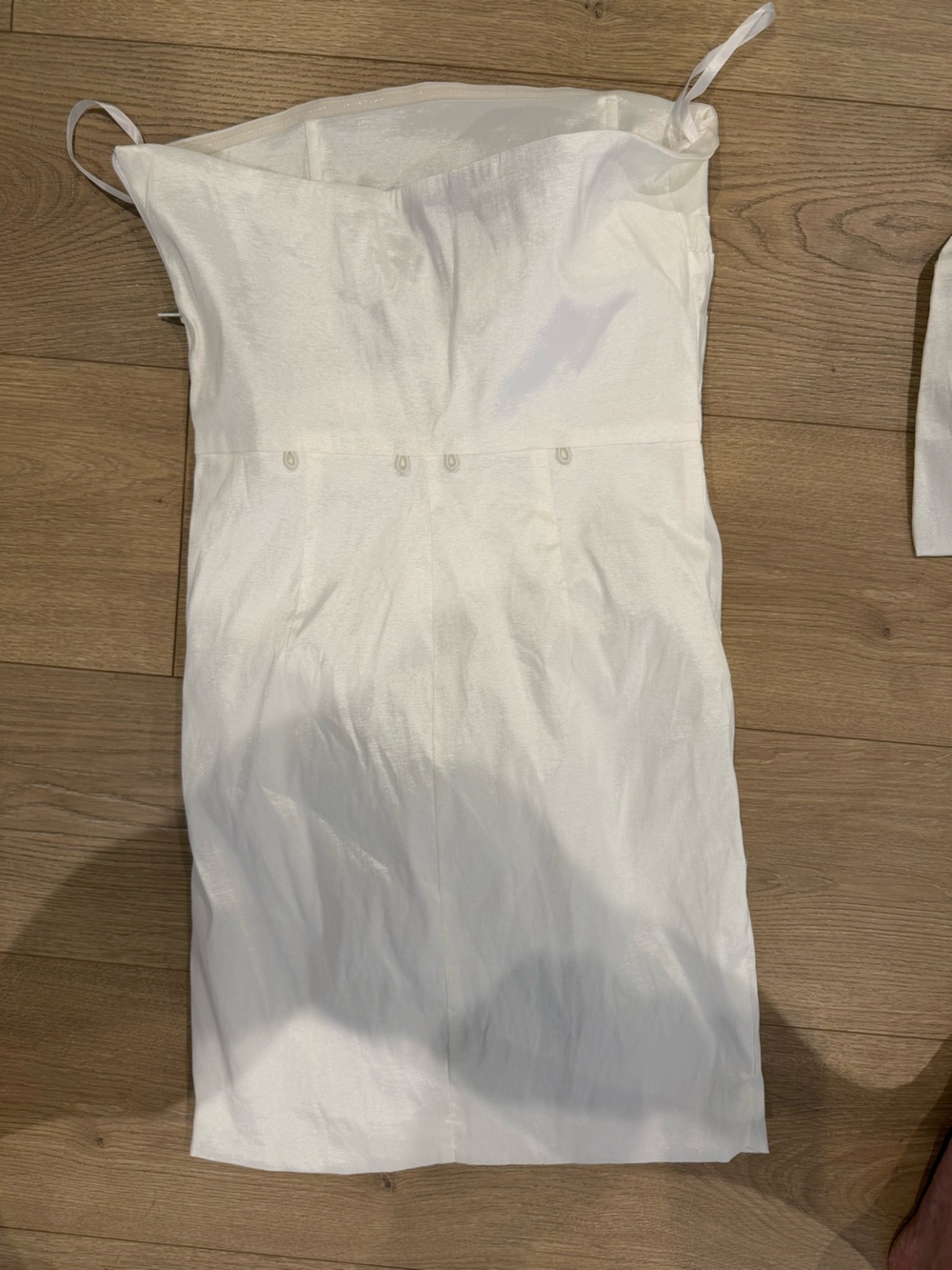 Lovely Day Cream White Dress with Bow